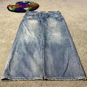 BLUE Y2K OLD NAVY LOOSE FIT BAGGY JEANS😮‍💨